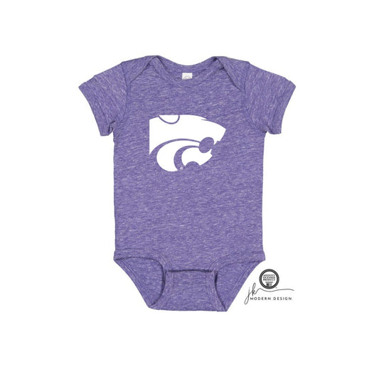 LICENSED K-State ® Gerber ONESIE® Brand | Powercat ™ | KSU | Game day outfit | Baby shower gift | Kansas State University